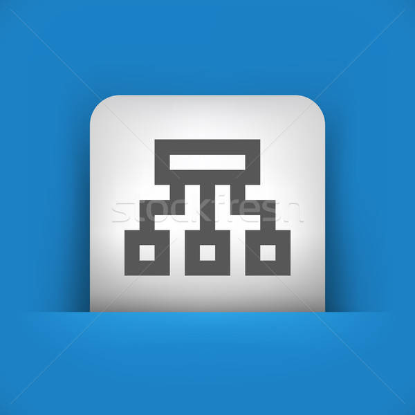 Single Blue And Gray Icon Vector Illustration Myvector 600x600 Single Blue And Gray Icon Vector Illustration Myvector