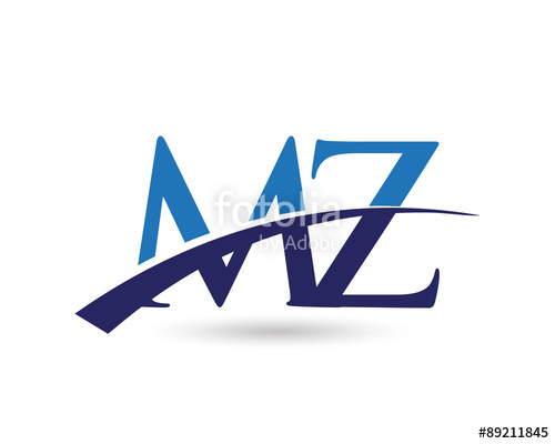 500x400 Mz Logo Letter Swoosh Stock Image And Royalty Free Vector