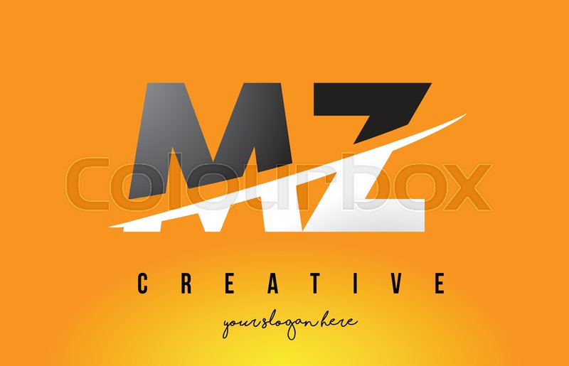 800x515 Mz M Z Letter Modern Logo Design With Stock Vector Colourbox