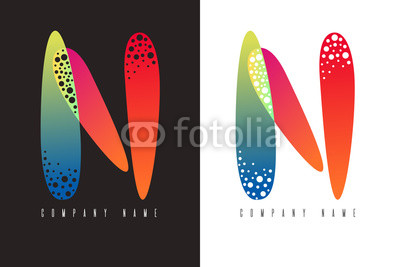 N Letter Logo Vector Logotype Design Made With Abstract Colorful 400x267 N Letter Logo Vector Logotype Design Made With Abstract Colorful
