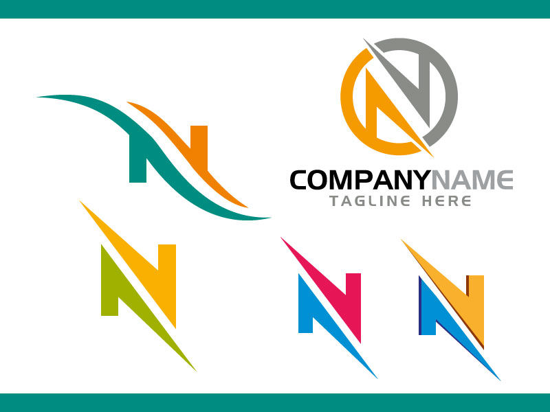 Creative N Letter Logo Design Vector 800x600 Creative N Letter Logo Design Vector