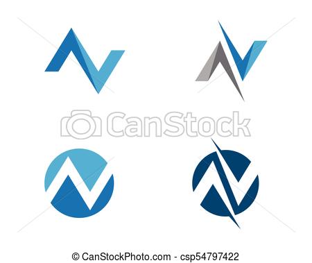 450x379 N Letter Logo Template Vector Icon Illustration Design