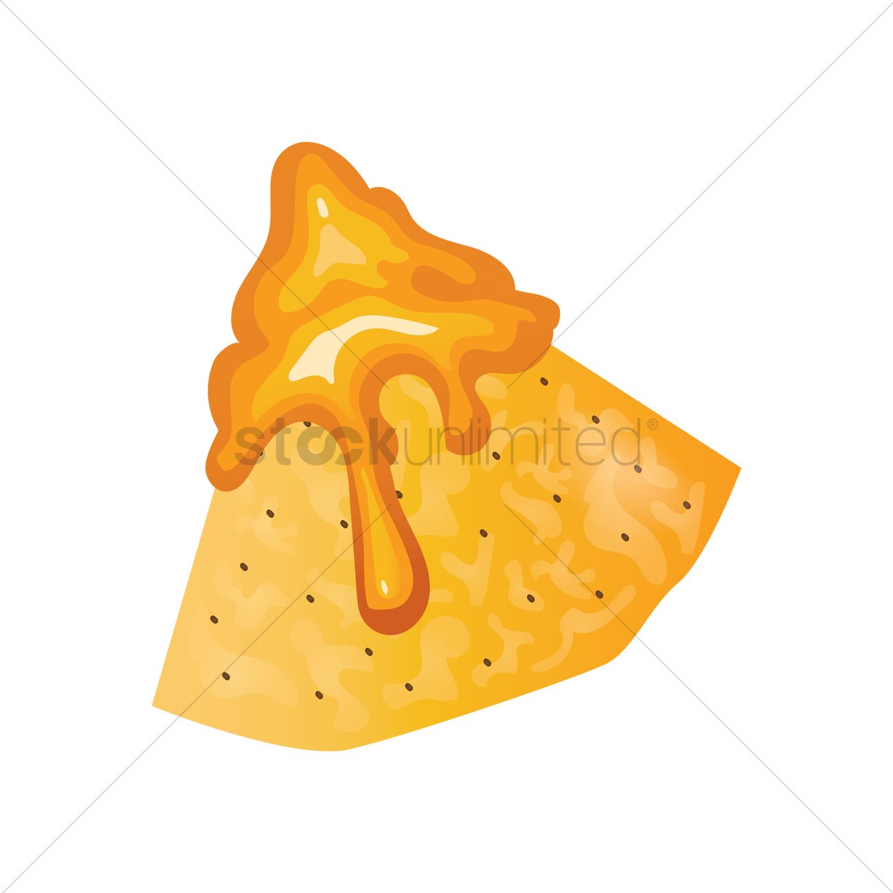 Nachos Vector Image 1300x1300 Nachos Vector Image