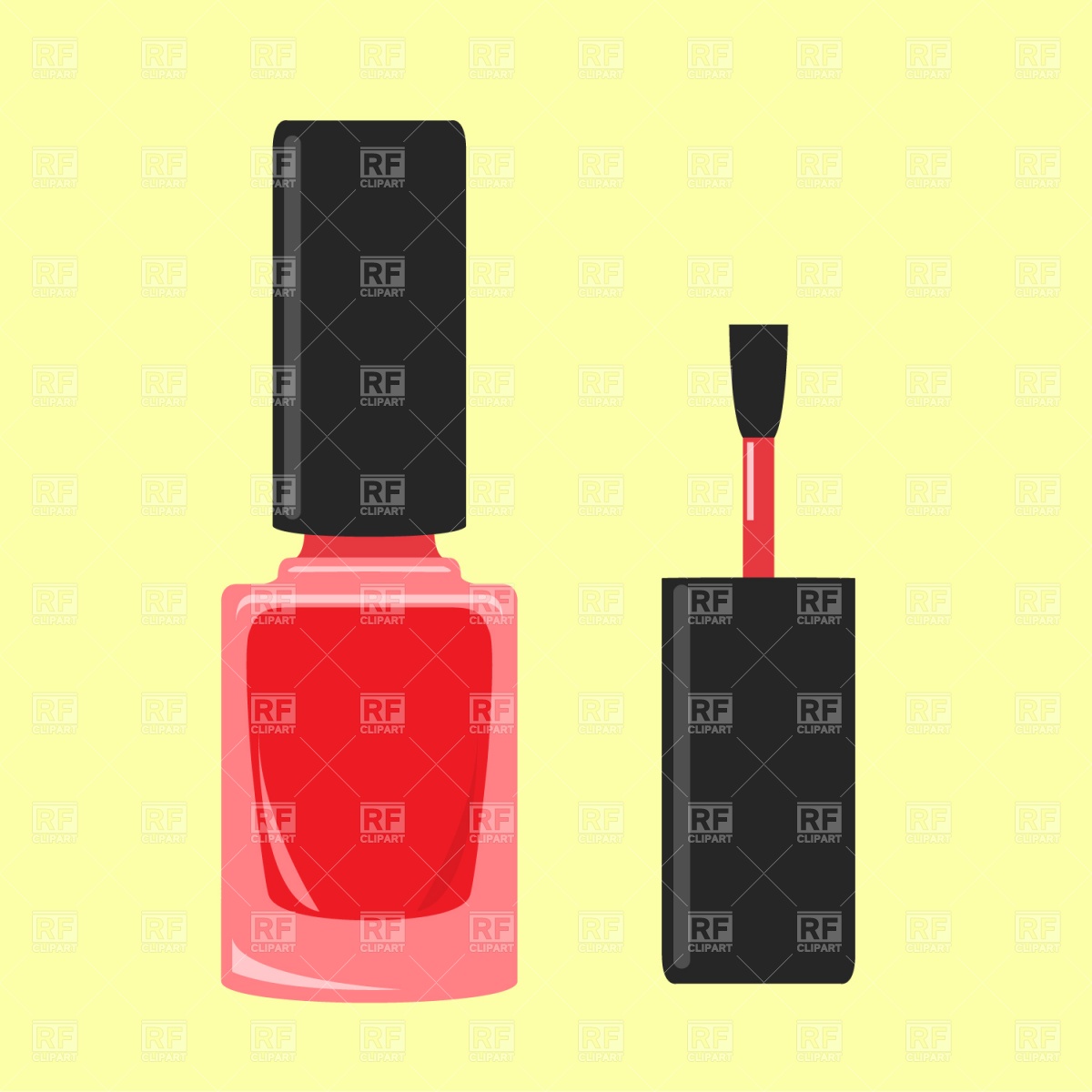 1200x1200 Nail Polish Bottle Vector Image Of Beauty, Fashion Prague