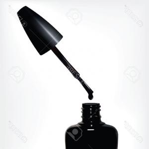 300x300 Set Of Nail Polish Bottles Vector Clipart Studiogrfx