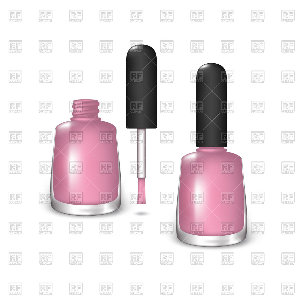 1200x1200 Pink Nail Polish Vector Image Of Objects Silanti