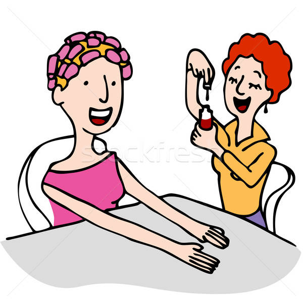 600x600 Nail Salon Vector Illustration John Takai