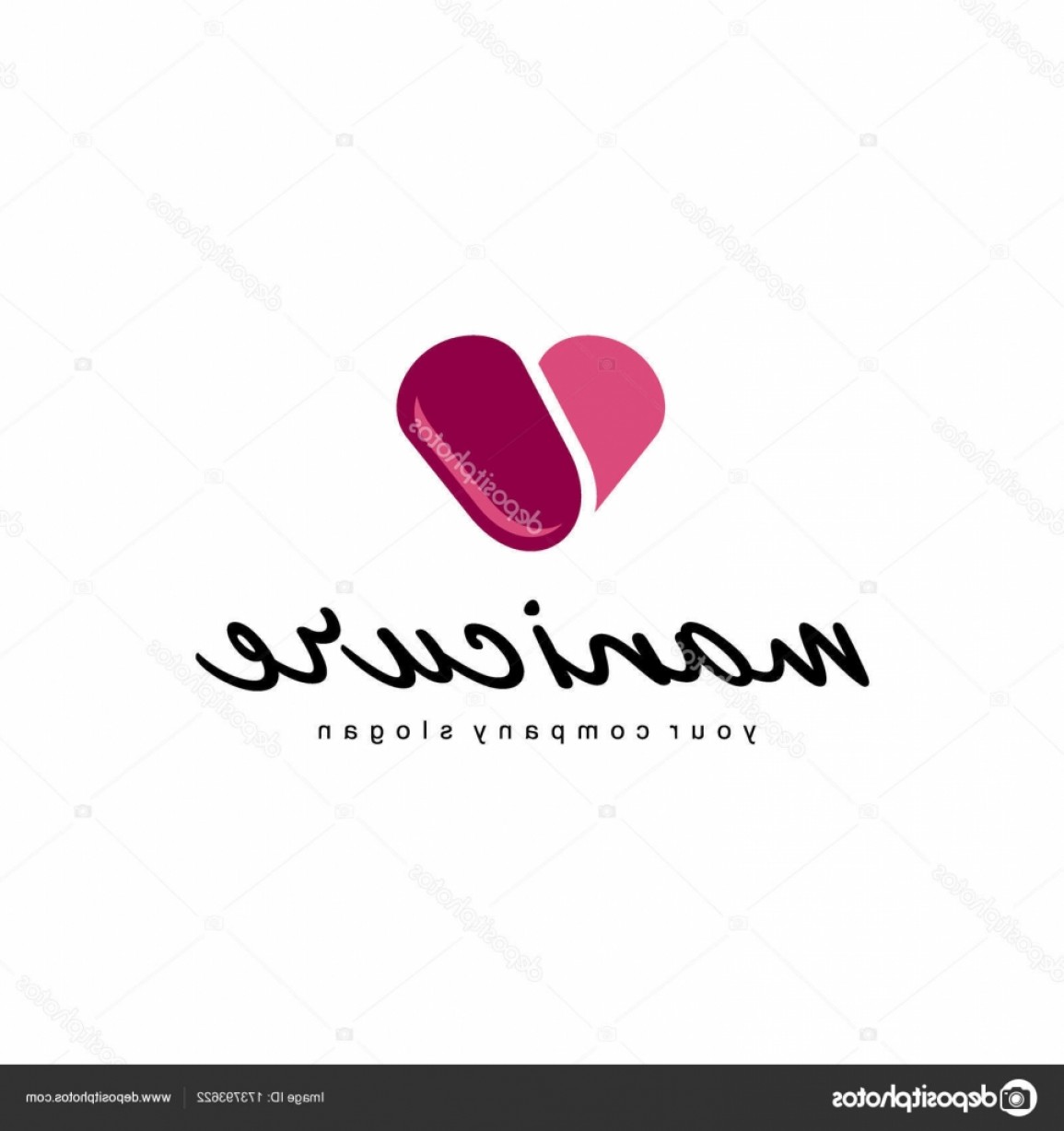 1155x1228 Vector Logo Design For Manicure And Nail Salon Stock Vector C Kar