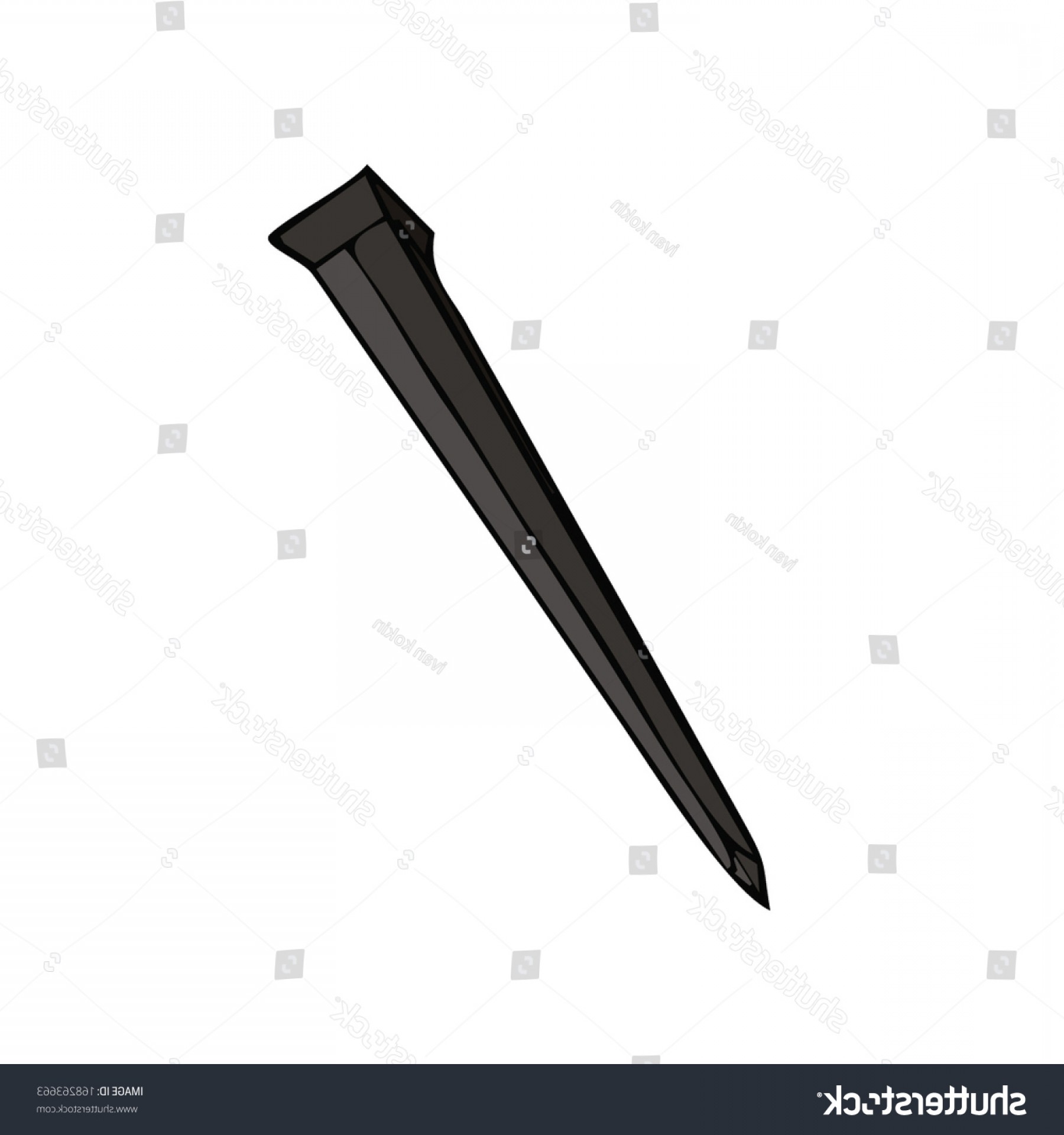 1800x1920 Isolated Carpenters Nail Vector Illustration Handandbeak