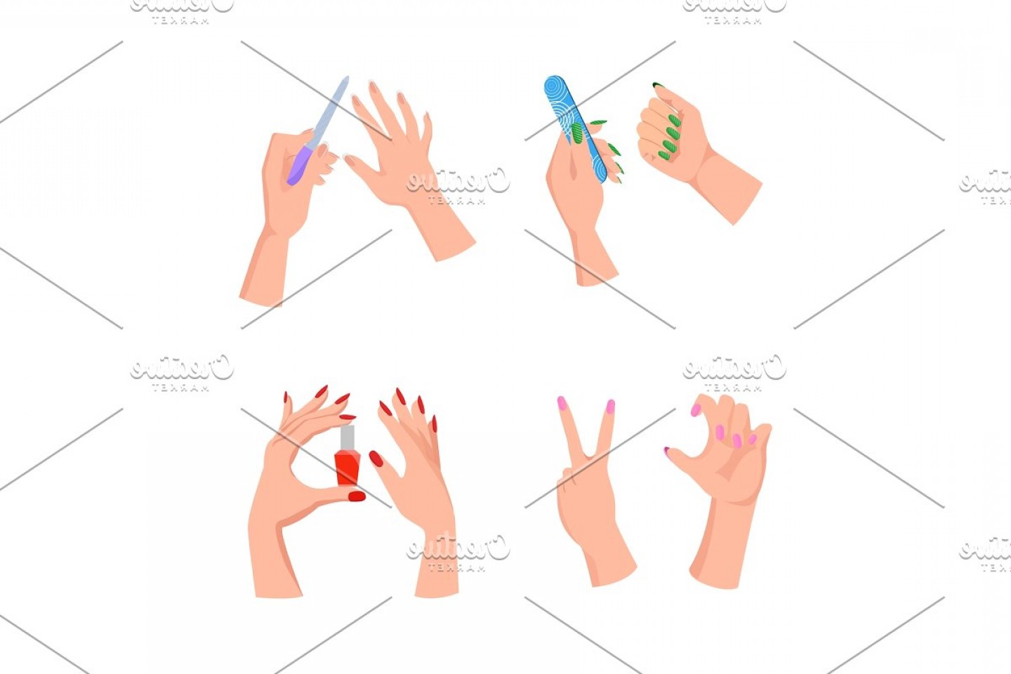 1440x960 Nail Tools Vector Hoodamath