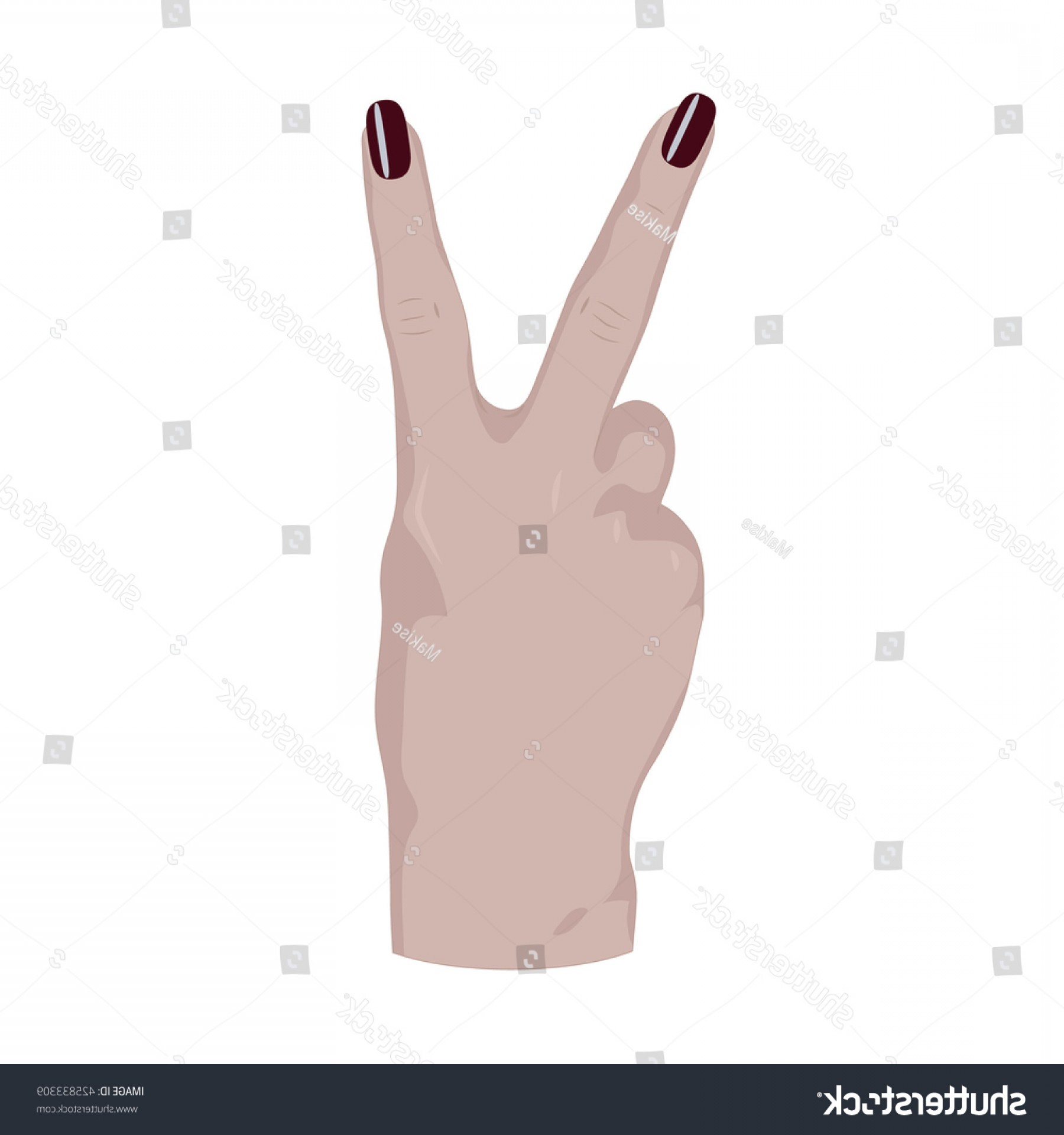 1800x1920 Vector Womans Hand Red Nail Polish Savoyuptown