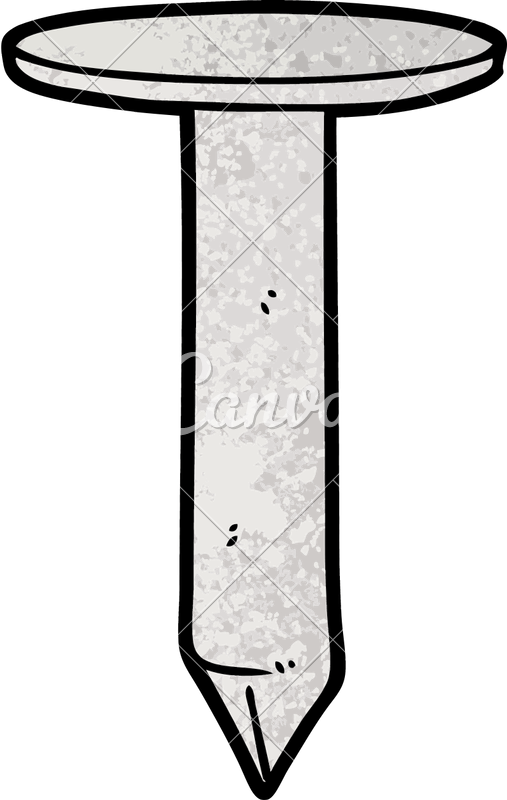 507x800 Cartoon Nail Vector