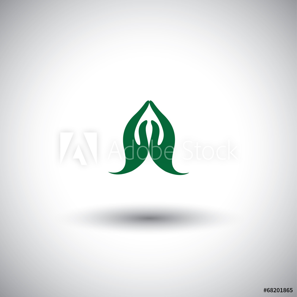 1000x1000 Photo Art Print Indian Womans Hand Greeting Posture Of Namaste