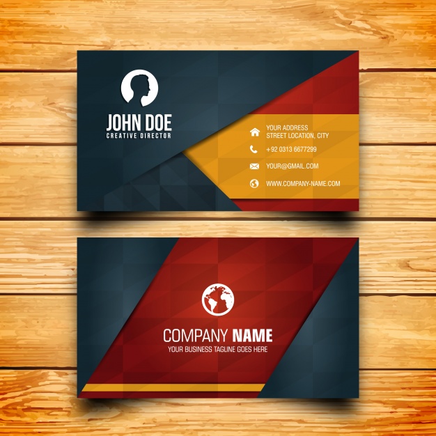 Business Card Design Vector Free Download 626x626 Business Card Design Vector Free Download