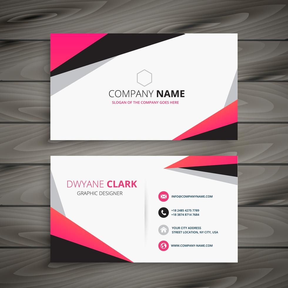 Abstract Business Card Vector Design Illustration Interior 980x980 Abstract Business Card Vector Design Illustration Interior