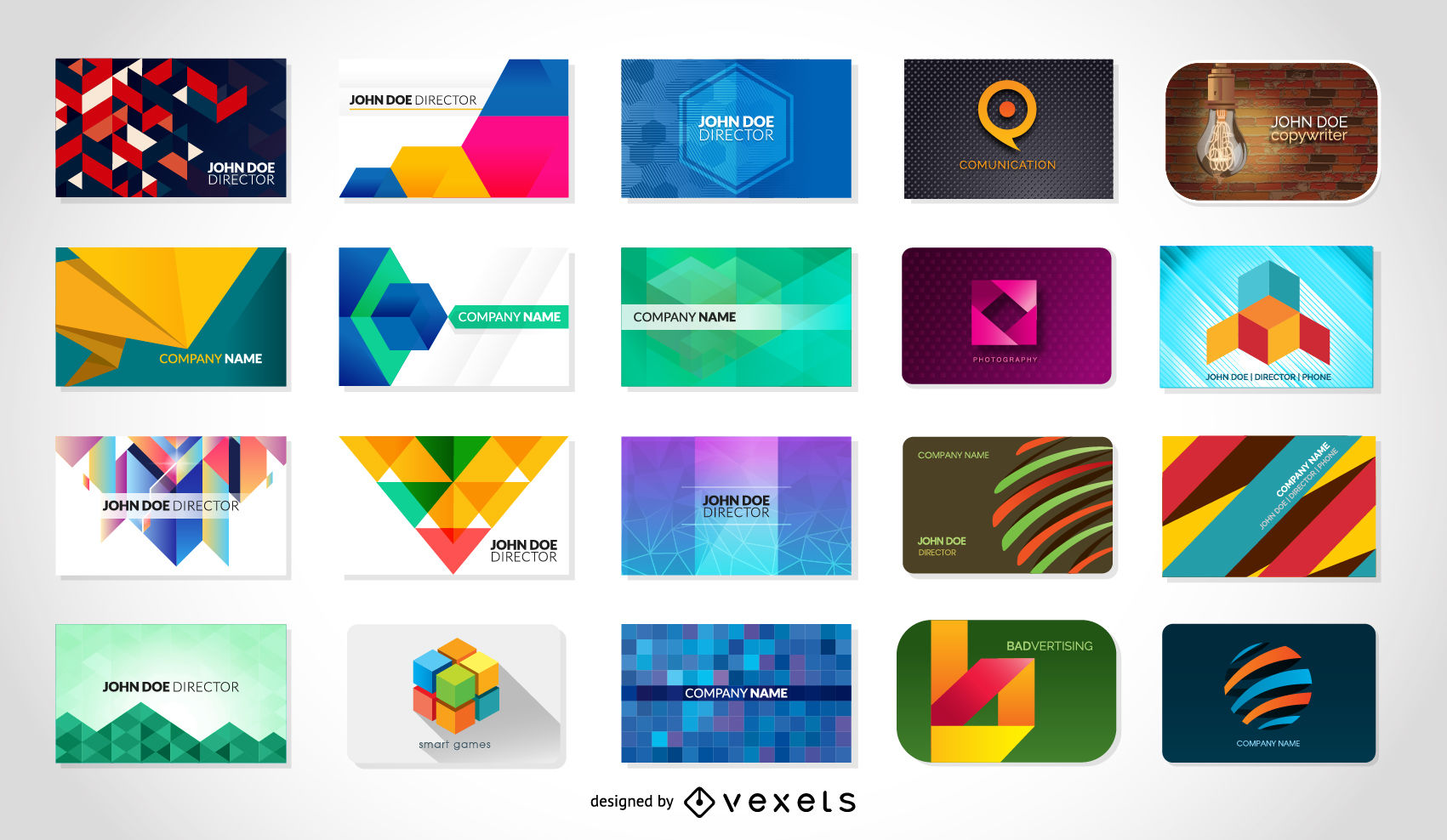 1701x988 Free Vector Business Card Templates