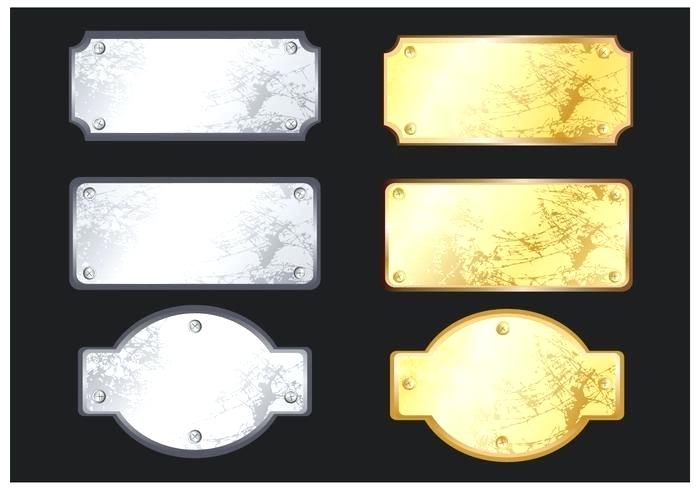 Metal Name Plate Vectors Nameplate Template Free Vector Download 700x490 Metal Name Plate Vectors Nameplate Template Free Vector Download