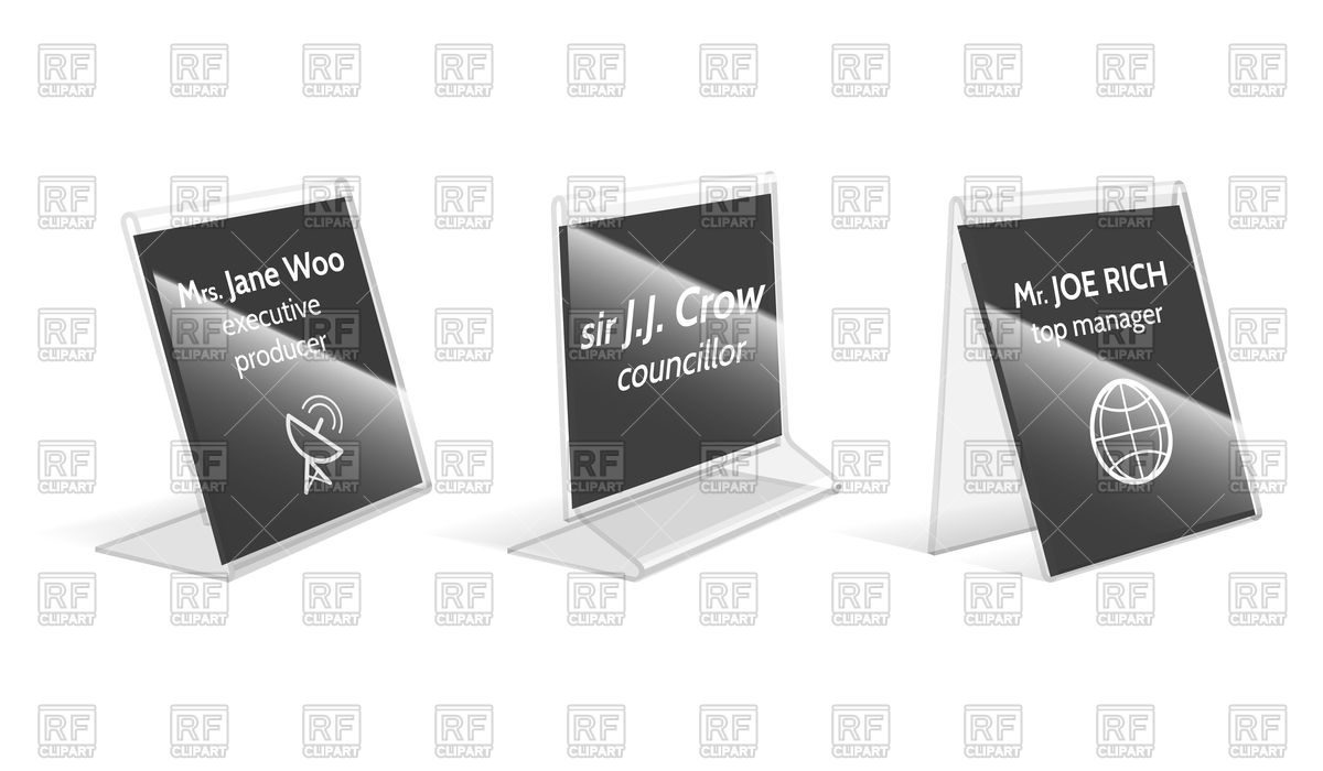 Acrylic Holder, Plastic Name Plate Vector Image Of Objects 1200x700 Acrylic Holder, Plastic Name Plate Vector Image Of Objects