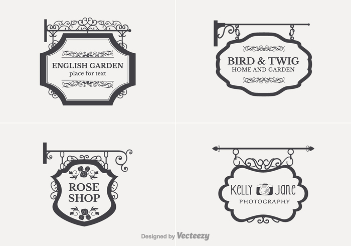 Free Retro Hanging Nameplate Vector Free Graphic, Design 700x490 Free Retro Hanging Nameplate Vector Free Graphic, Design