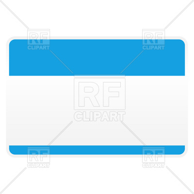 Name Tag Vector