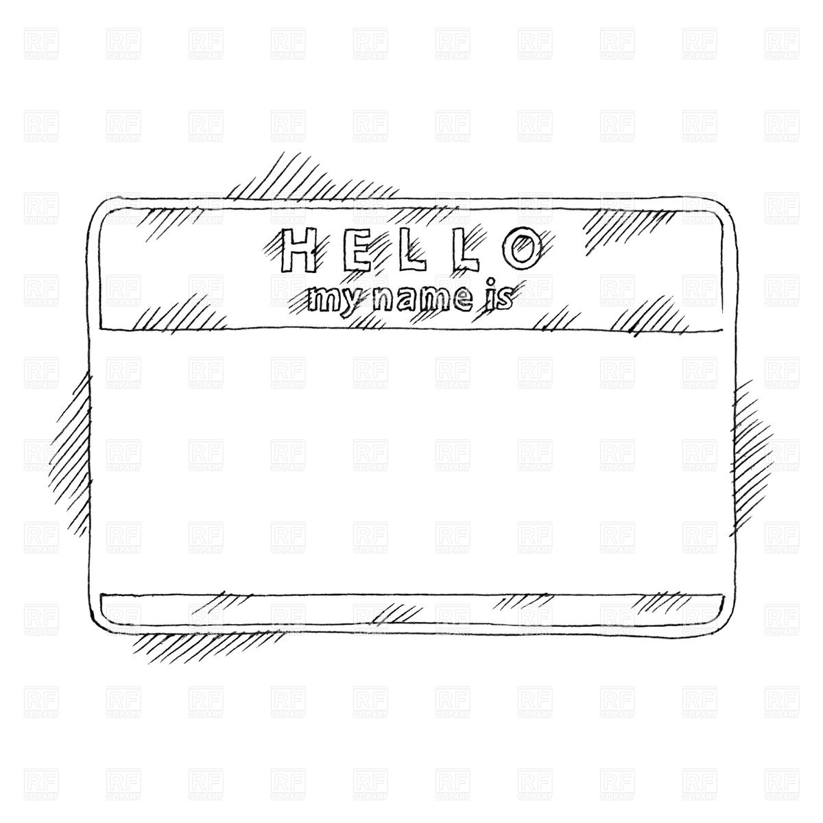 Sketchy, Blank Name Tag Vector Image Of Borders And Frames 1200x1200 Sketchy, Blank Name Tag Vector Image Of Borders And Frames