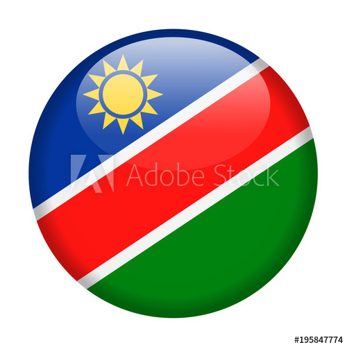 Namibia Flag Vector Round Icon 500x500 Namibia Flag Vector Round Icon