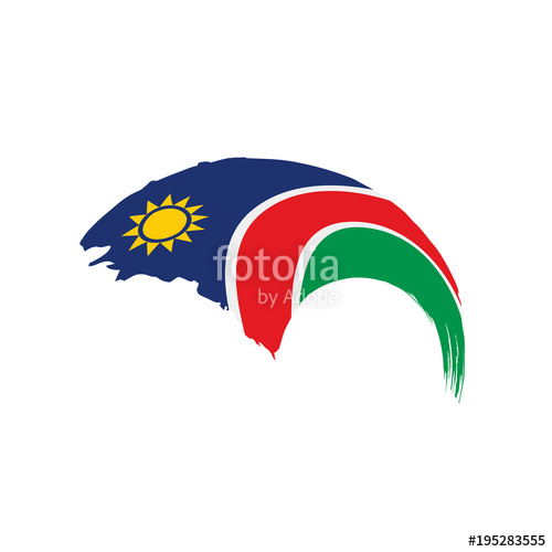 Namibia Flag, Vector Illustration Stock Image And Royalty Free 500x500 Namibia Flag, Vector Illustration Stock Image And Royalty Free
