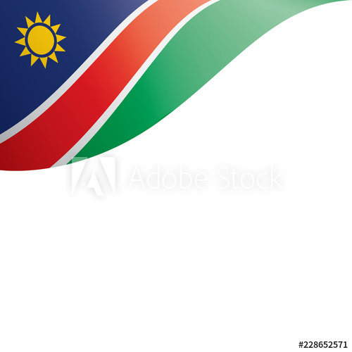 Namibia Flag, Vector Illustration On A White Background 500x500 Namibia Flag, Vector Illustration On A White Background