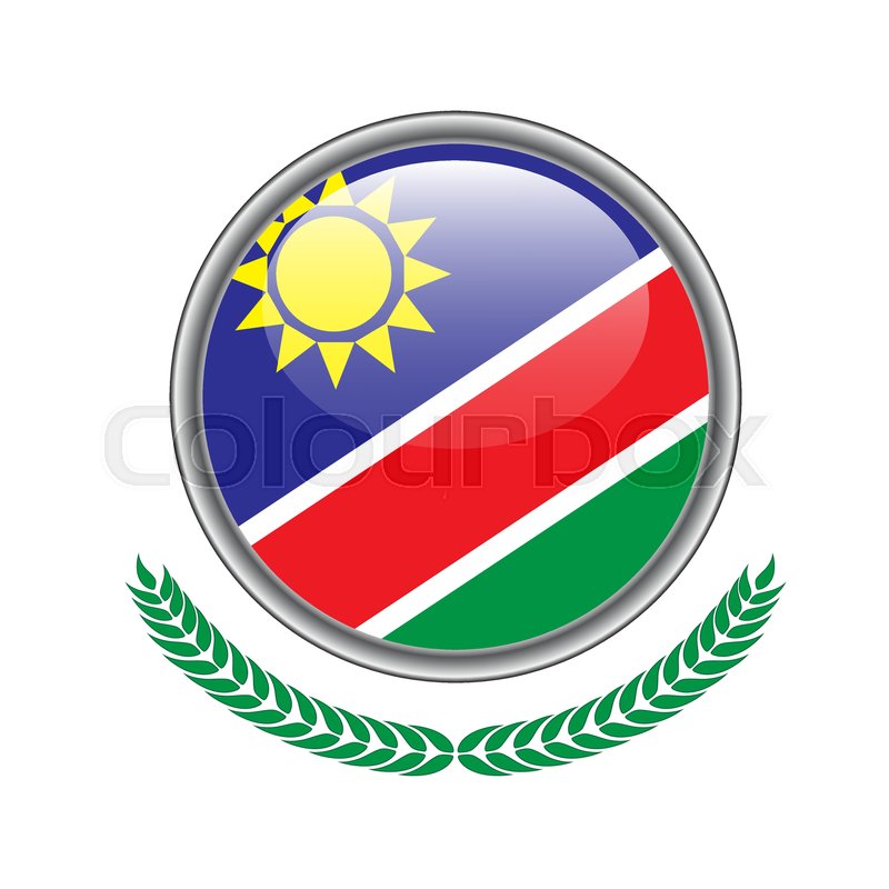 Namibia Flag Button Namibia Flag Stock Vector Colourbox 800x800 Namibia Flag Button Namibia Flag Stock Vector Colourbox