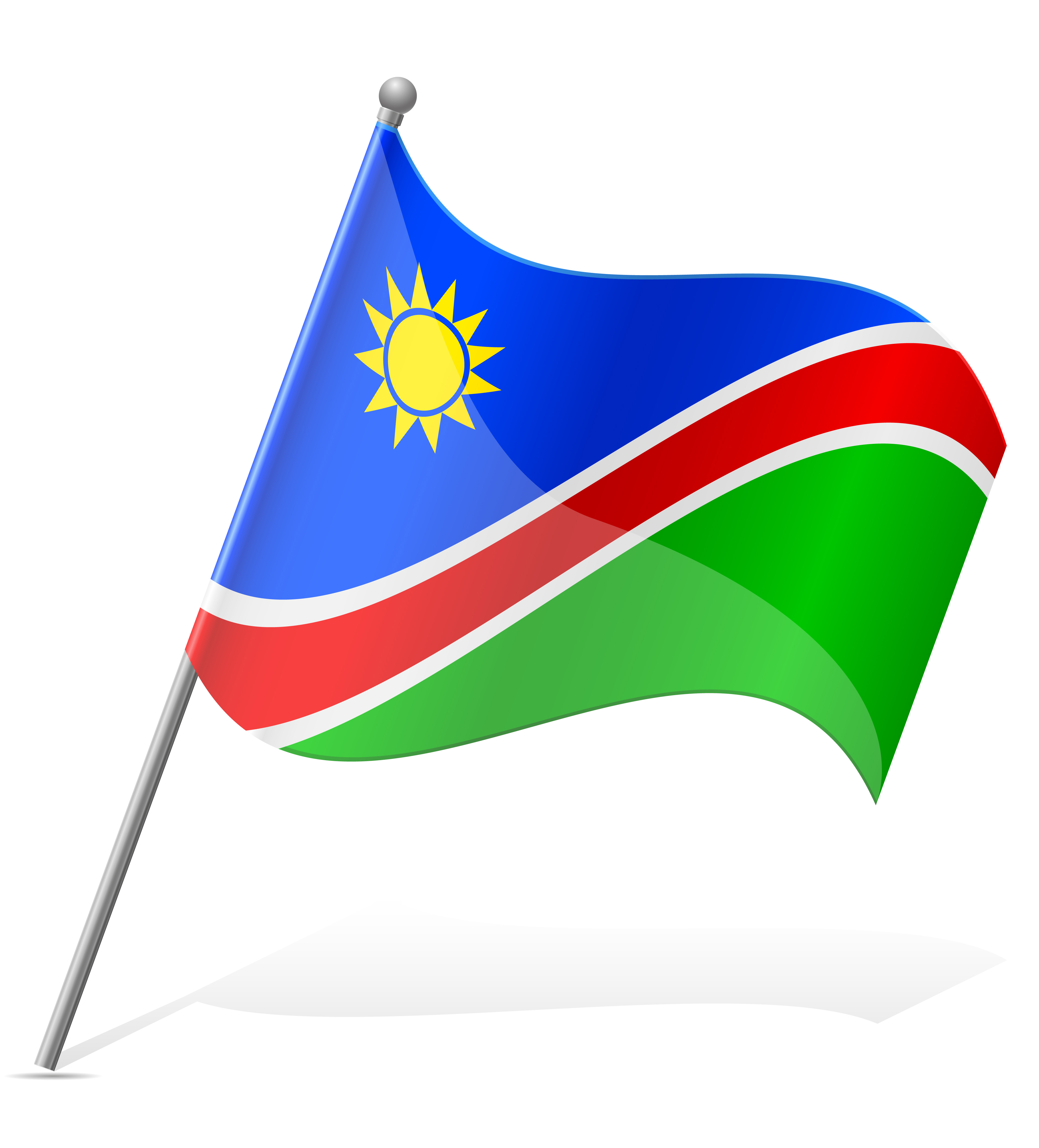 Namibia Flag Free Vector Art 4488x4961 Namibia Flag Free Vector Art
