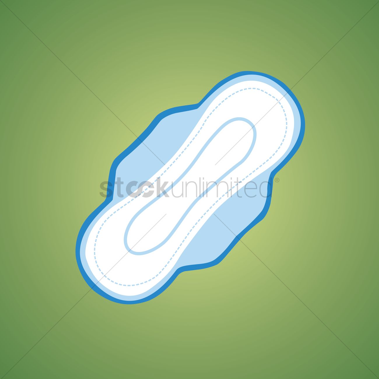 1300x1300 Sanitary Napkin Vector Image