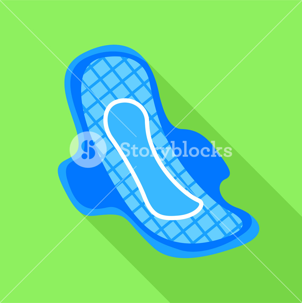 Sanitary Napkn Flat Illustration Of Sanitary Napkin Vector 998x1000 Sanitary Napkn Flat Illustration Of Sanitary Napkin Vector