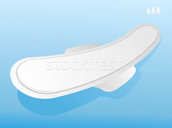 600x447 Vector Illustration Of Sanitary Napkin Vector Illustration