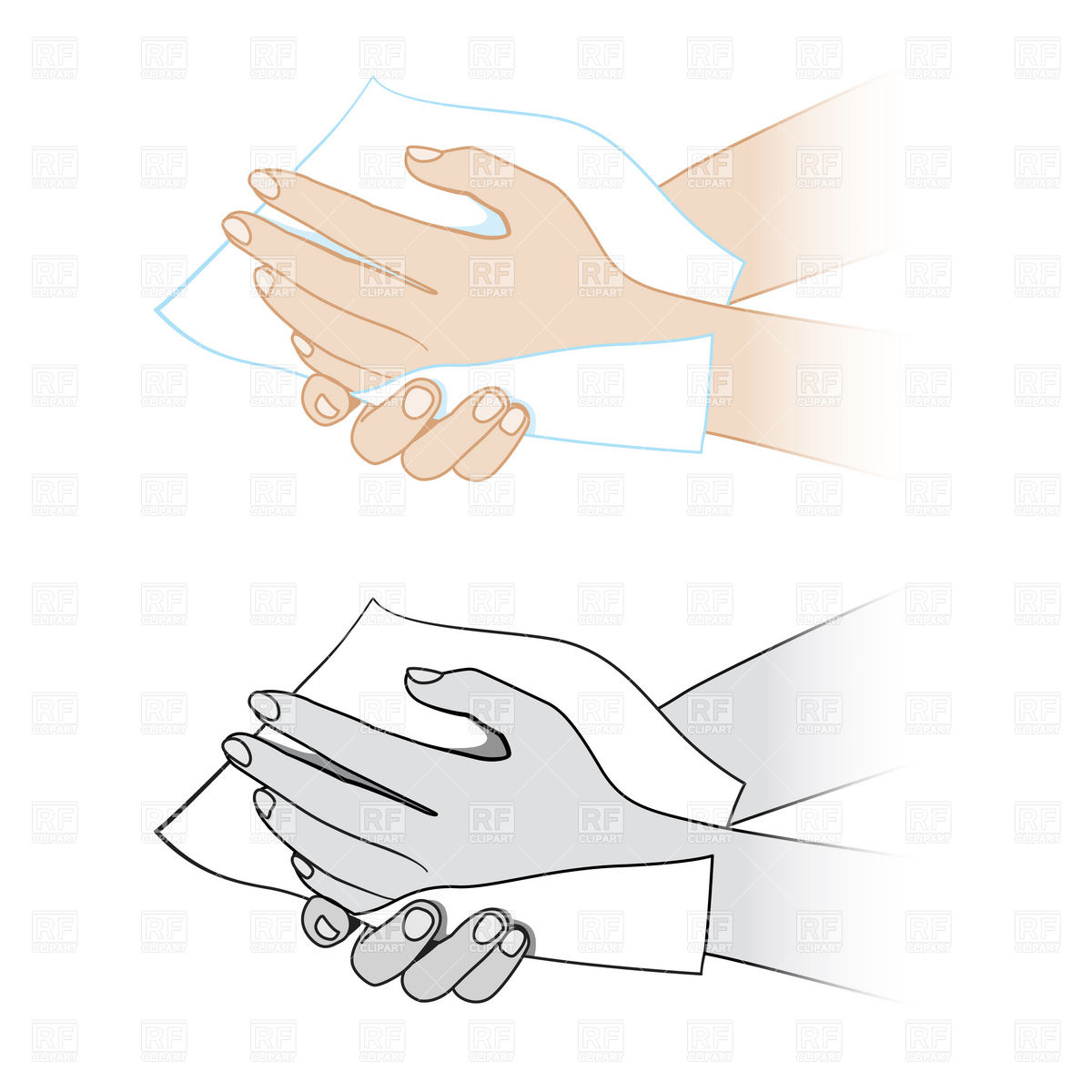 Wiping Hands Napkin Vector Image Of People Dvarg 1200x1200 Wiping Hands Napkin Vector Image Of People Dvarg
