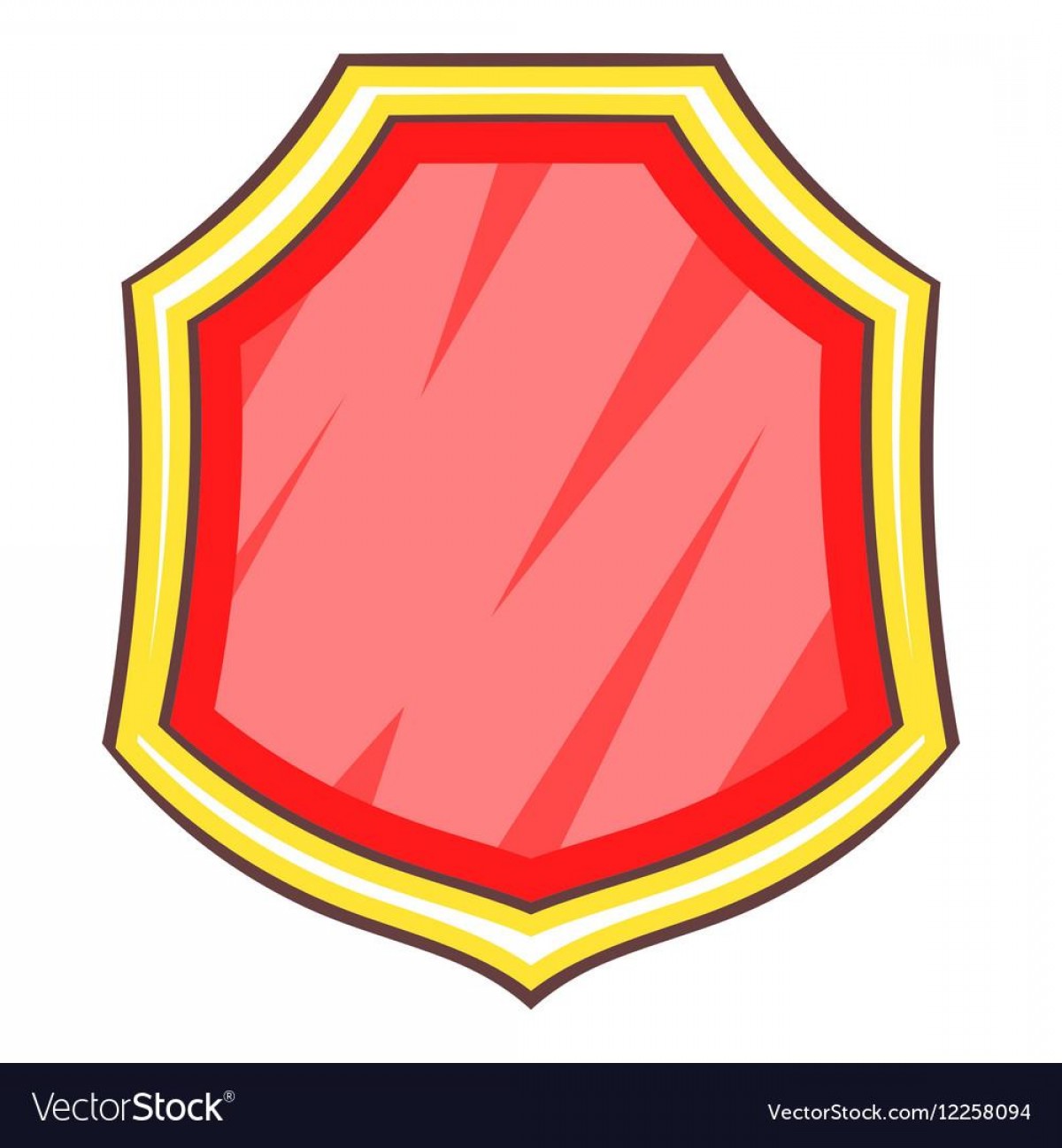 1200x1296 Best Blank Red Shield Vector Design Cqrecords