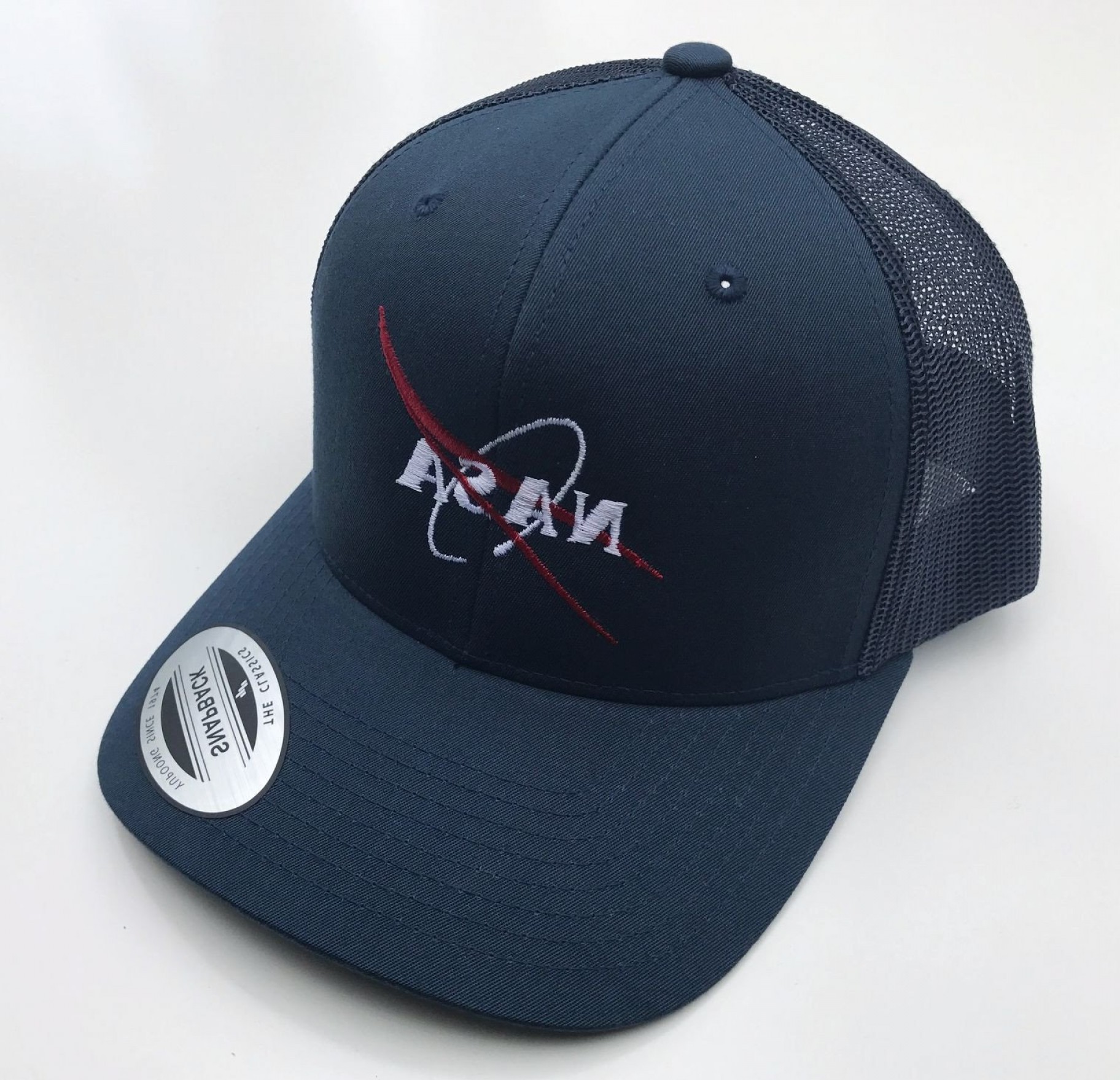 1824x1758 Nasa Vector Logo Flexfit Structured Twill Cap Handandbeak