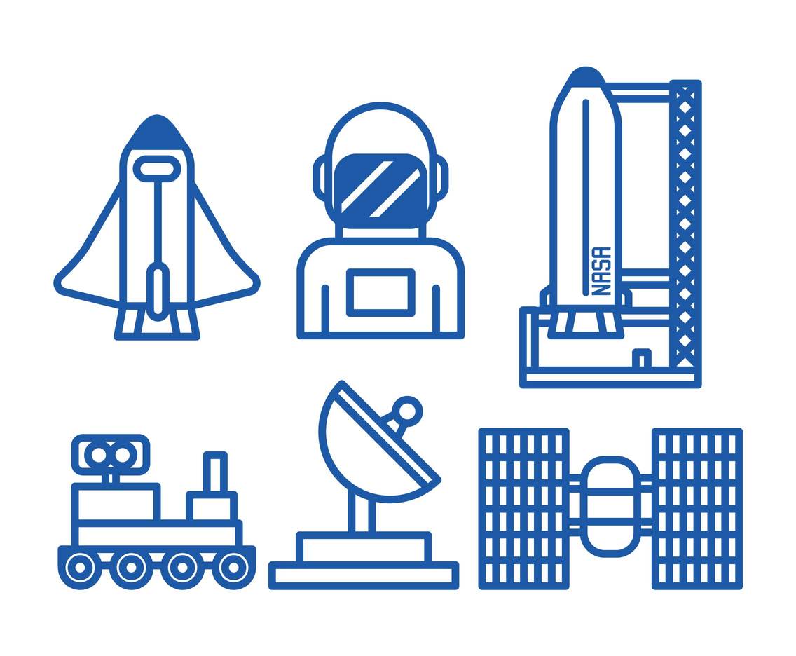 1136x936 Nasa Vector Set Vector Art Graphics