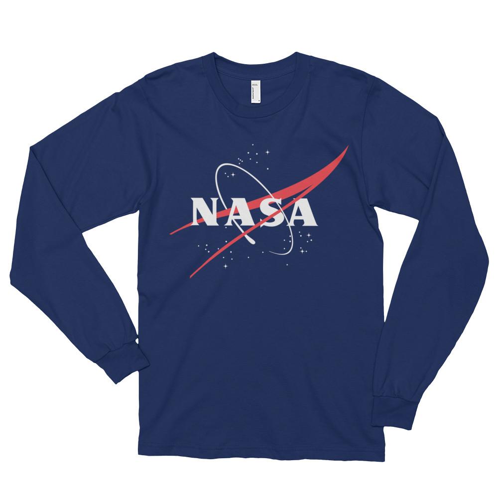 1000x1000 Shop Nasa 'vector Logo' Longsleeve T Shirt Online From The Space Store