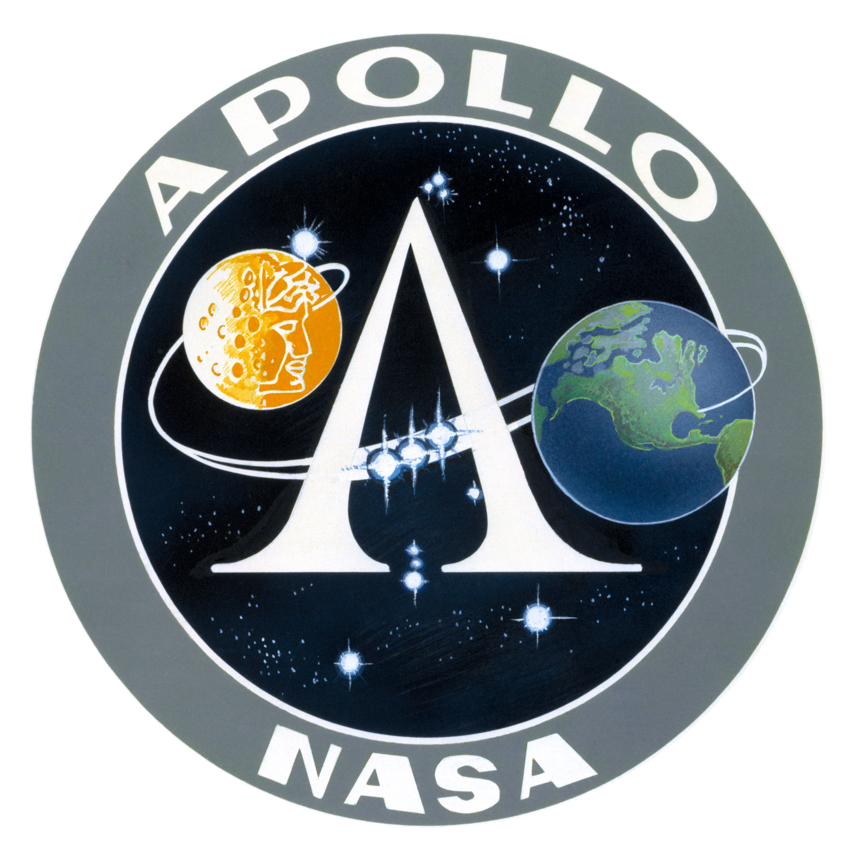 3000x3000 Apollo Mission Patches Nasa Solar System Exploration