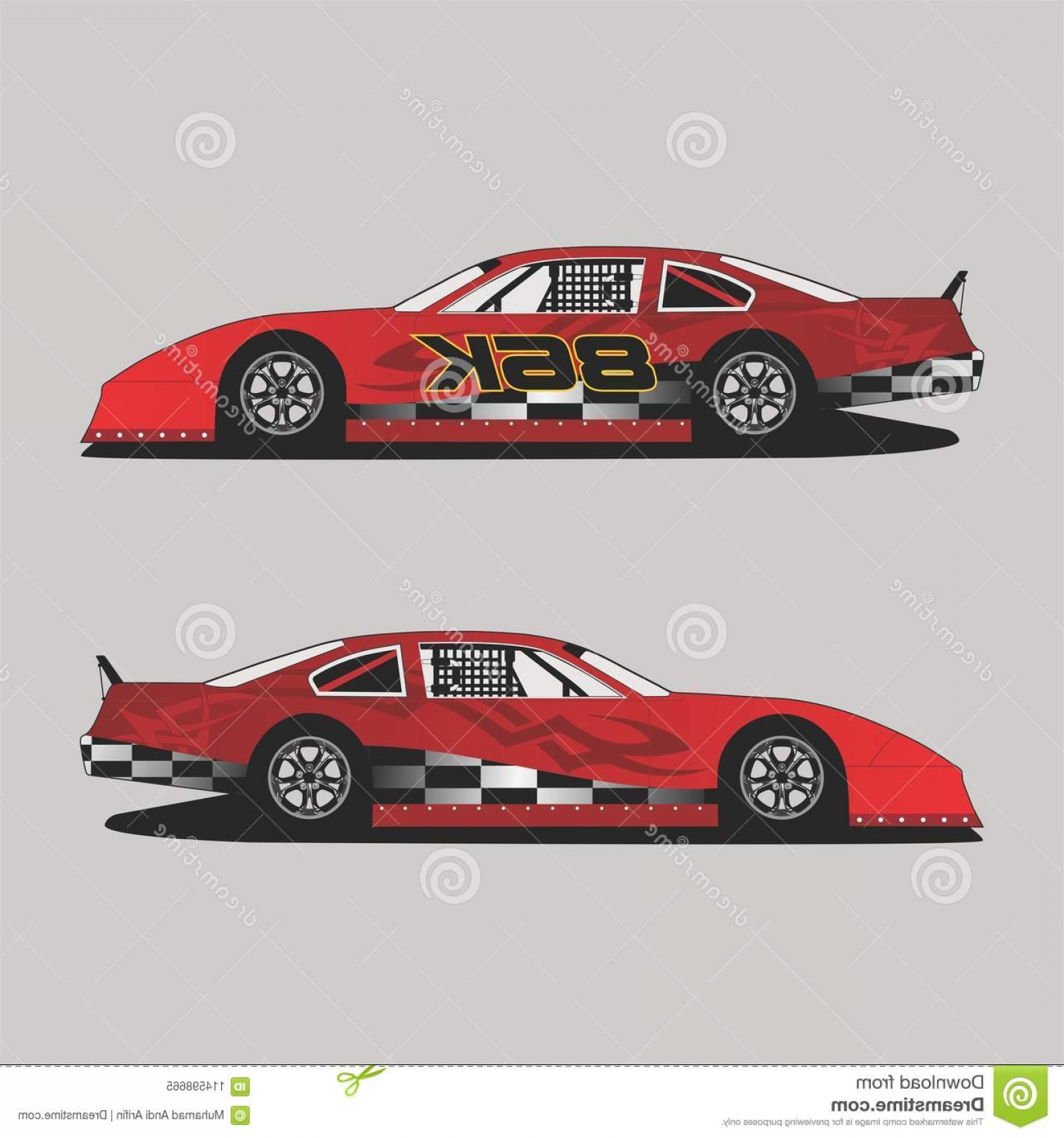 1560x1668 Logocar Modern Car Vector Illustration Modern Nascar Car