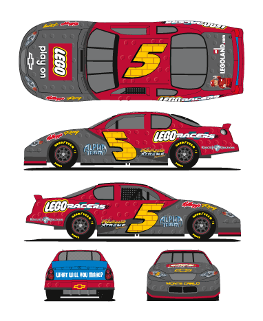 382x467 Nascar Legokellogg's Paint Scheme