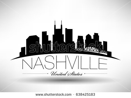450x338 Nashville Skyline Silhouette Png