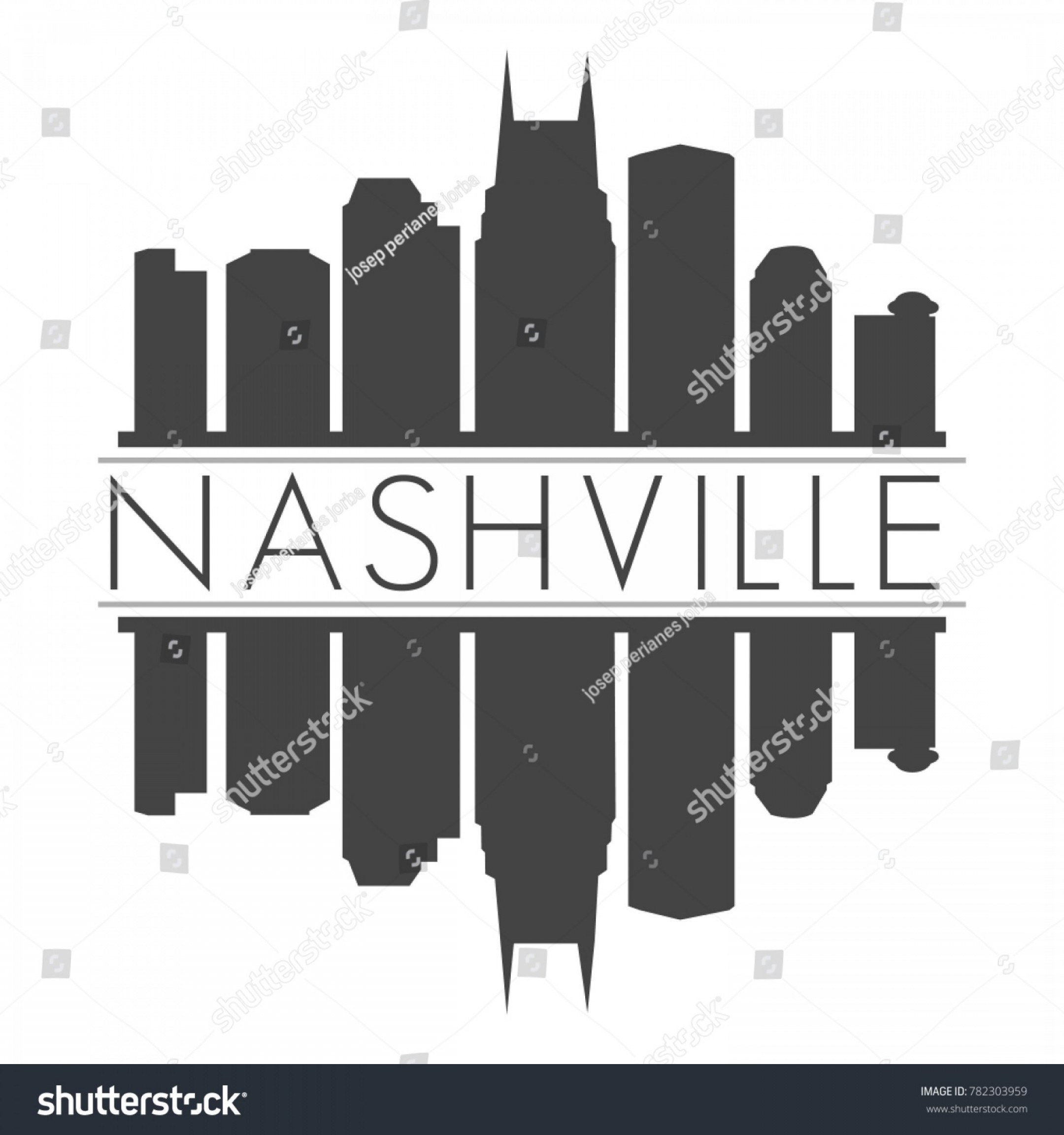 Nashville Skyline Vector at Vectorified.com | Collection of Nashville ...