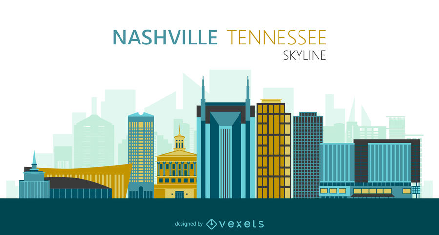 900x481 Nashville Skyline Illustration