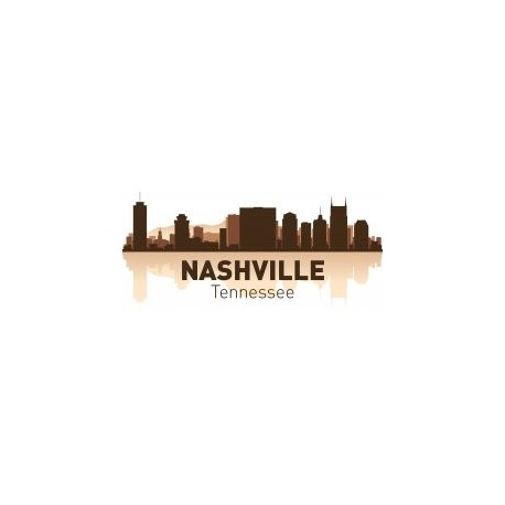 458x458 Nashville Skyline Free Vector