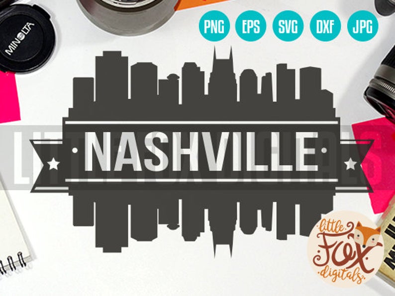 Vector Nashville Tennessee Usa Skyline City East Etsy 794x596 Vector Nashville Tennessee Usa Skyline City East Etsy