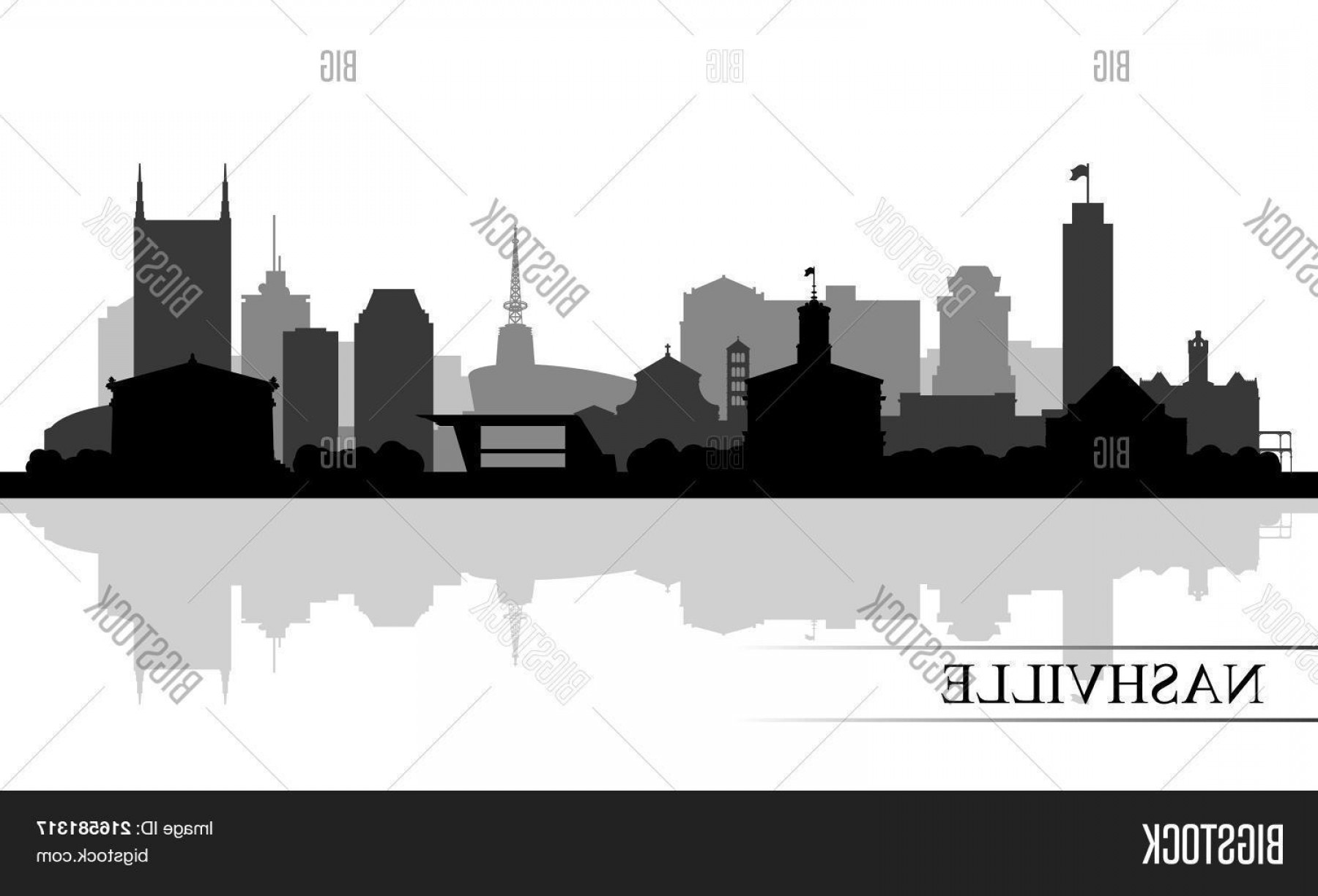 Stock Vector Nashville City Skyline Silhouette Backgroundc Vector 1800x1224 Stock Vector Nashville City Skyline Silhouette Backgroundc Vector