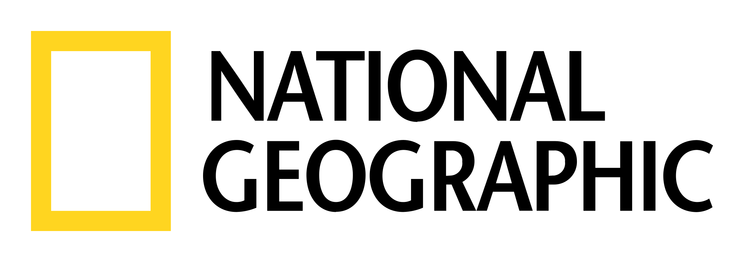 National Geographic Logo Png Transparent Vector 2400x846 National Geographic Logo Png Transparent Vector