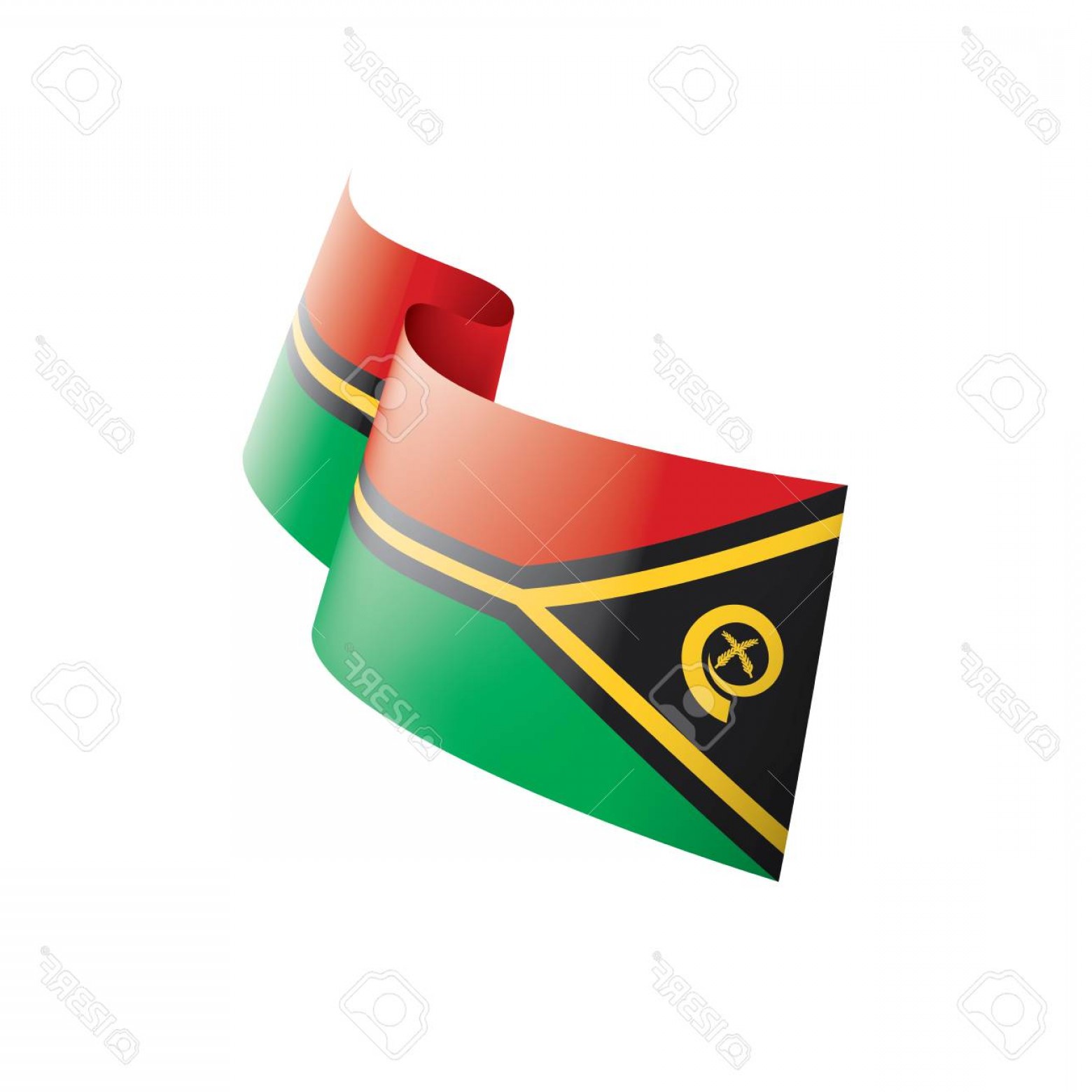 1560x1560 Photostock Vector Vanuatu National Flag Vector Illustration