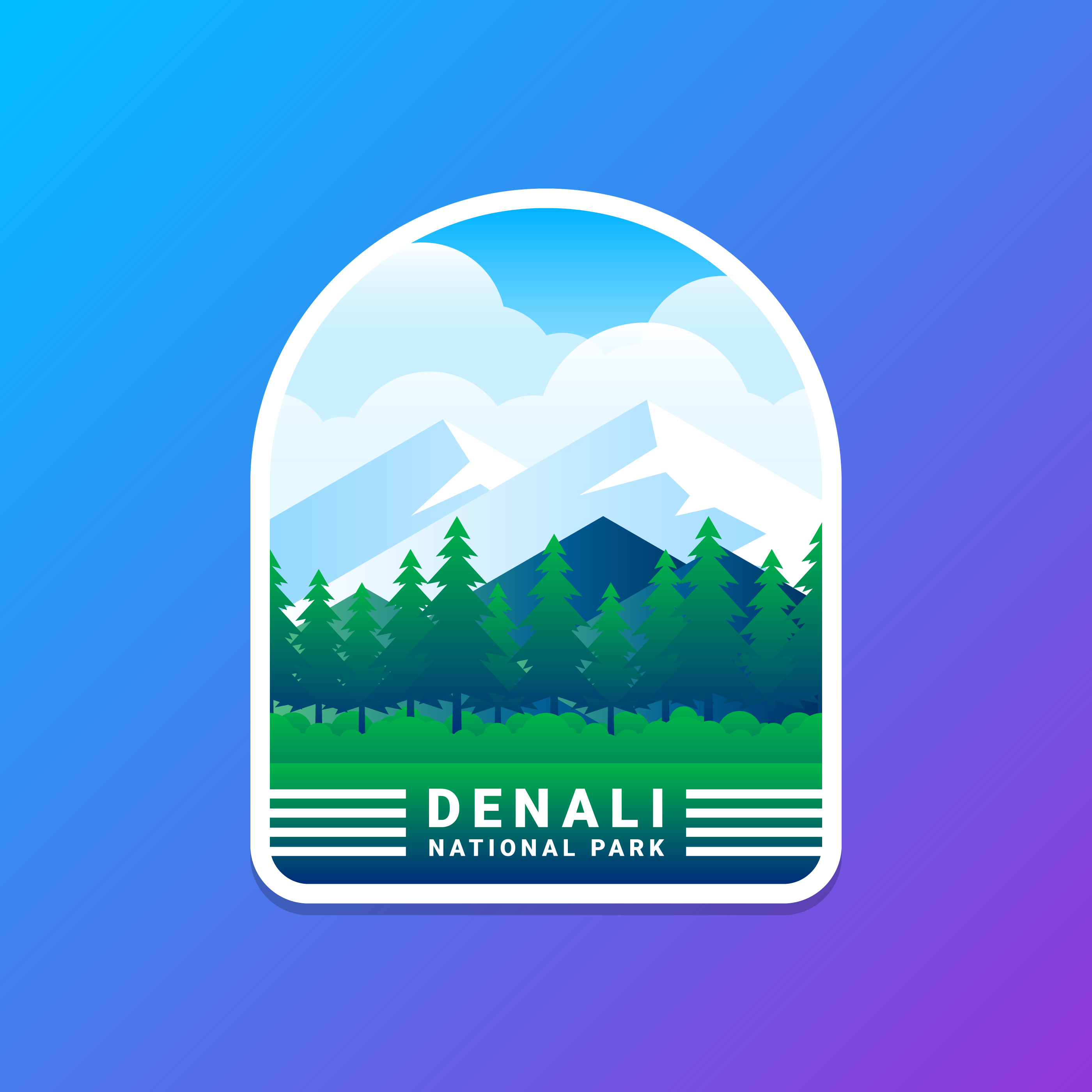 2800x2800 Denali National Park Free Vector Art